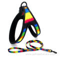 Eco-friendly colorful luxury reflective dog harness